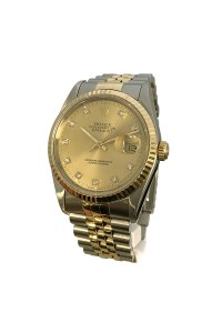 1991 Rolex DateJust 36mm Diamond Set Dial Ref.16223 Automatic Watch